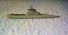 Submarine type 205 "U 1" grey (1 p.) GER 1966 Historia Navalis HN 741 painted scale 1/500