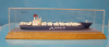 Containerschiff "Menlo Worldwide" (1 St.) in Vitrine von Jahnke
